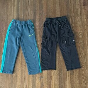 Lot of 2 Boys Sweatpants Nike / Mish Boys Size 5 EUC